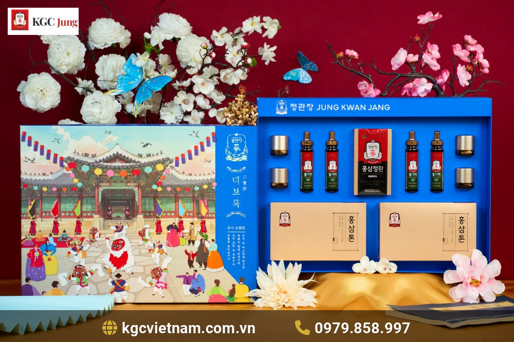 Hộp Quà Tặng Hồng Sâm Phú Quý Như Ý KGC Jung Kwan Jang