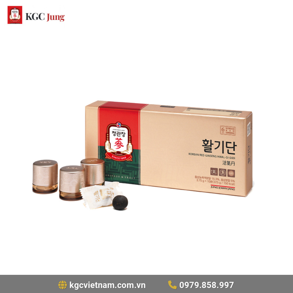 Viên Hồng Sâm KGC Jung Kwan Jang Red Ginseng Vital Pill 10 Viên